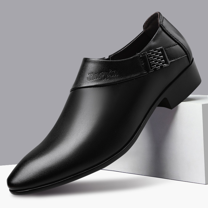 Monk Strap Shoe - Sapatos Oxford de Couro Masculinos de