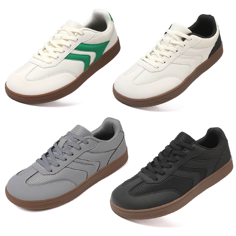 Men'S Shoes Zero Drop - Tênis Unissex de Couro Sintético com