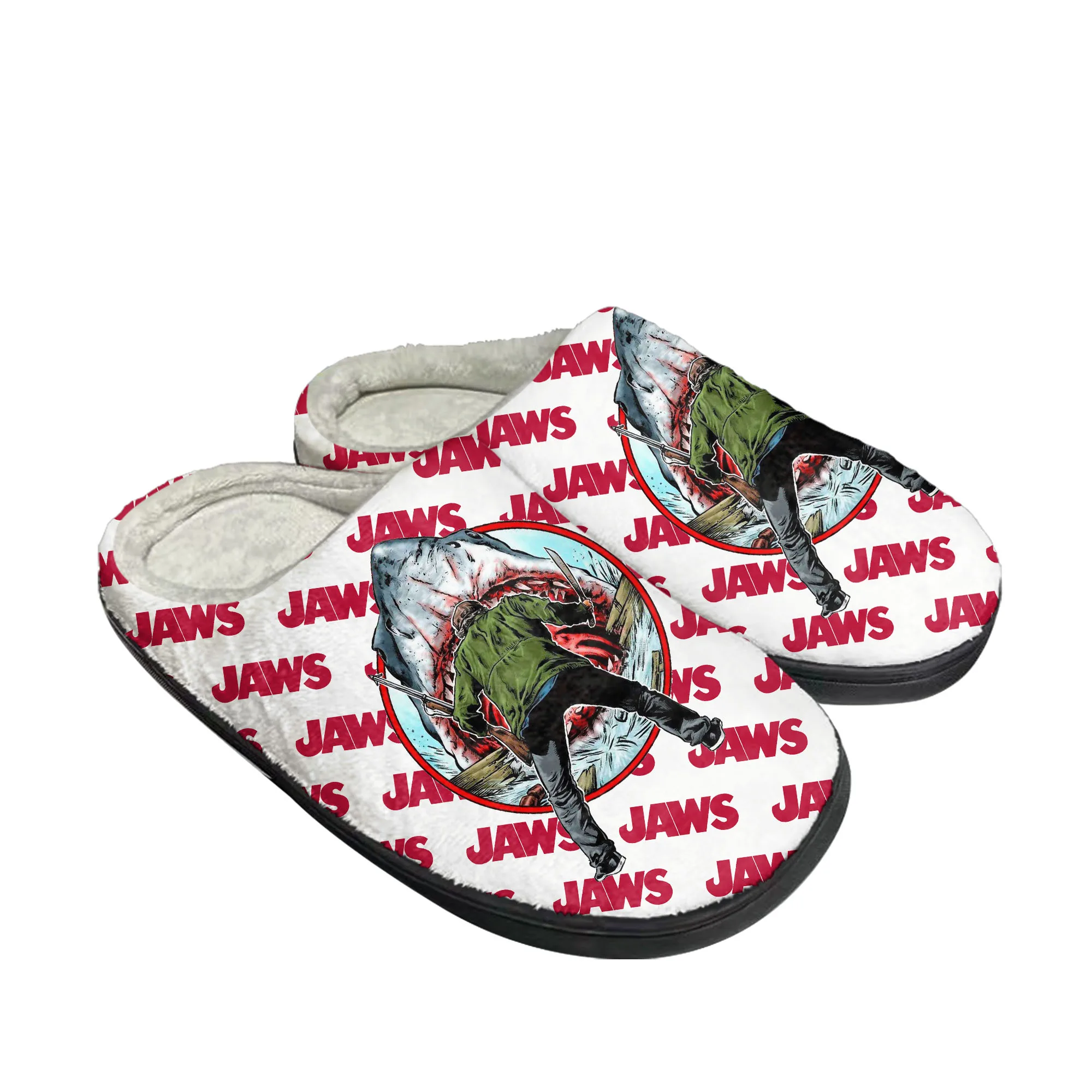 Men Shoes For Winter - Jaws filme tubarão casa chinelos de