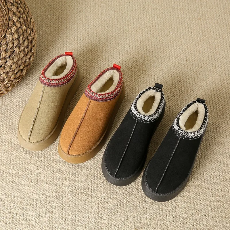 Winter Boot Insulated - Designer de inverno plataforma chinelos ultra