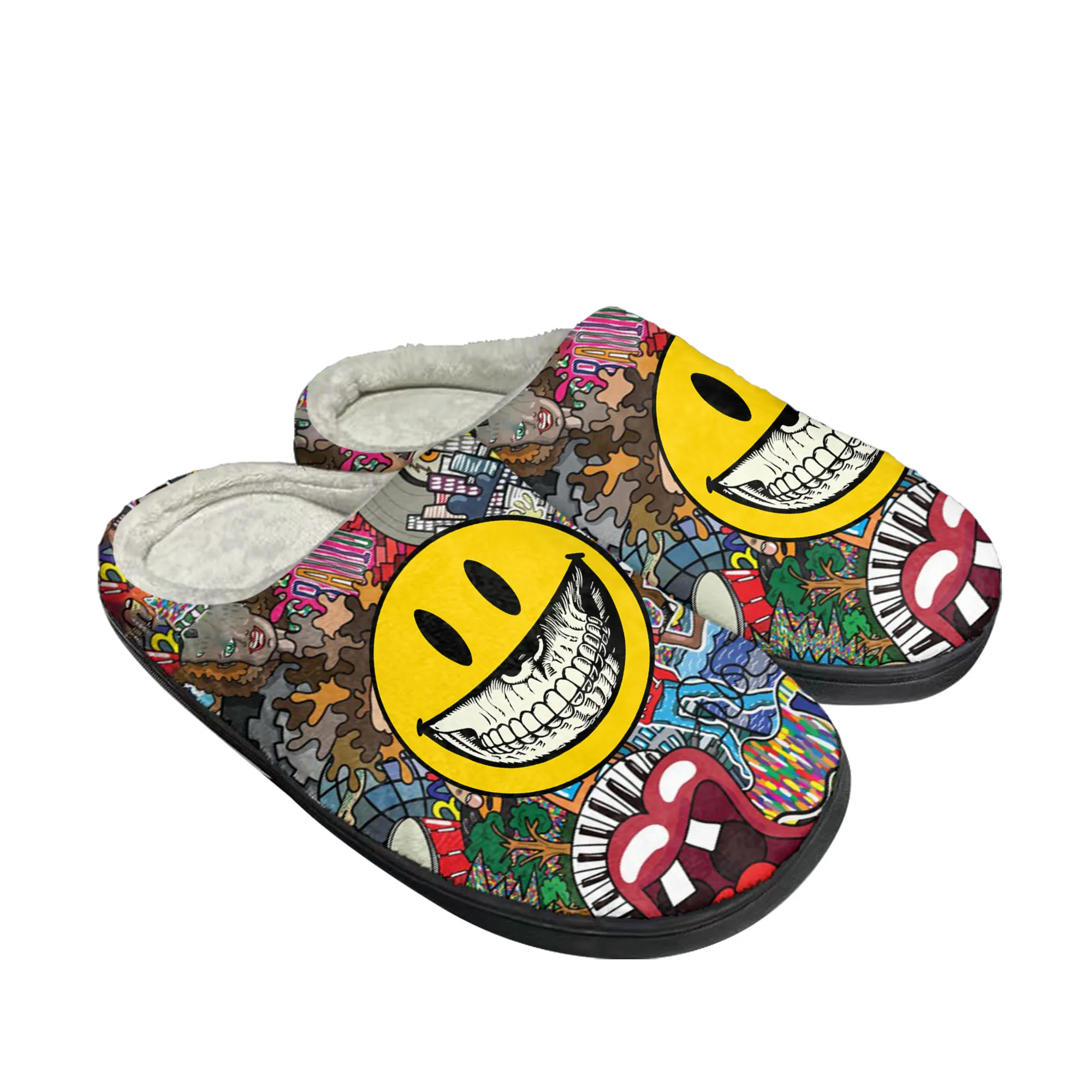 Men Shoes For Winter - Arte de rua graffiti casa chinelos