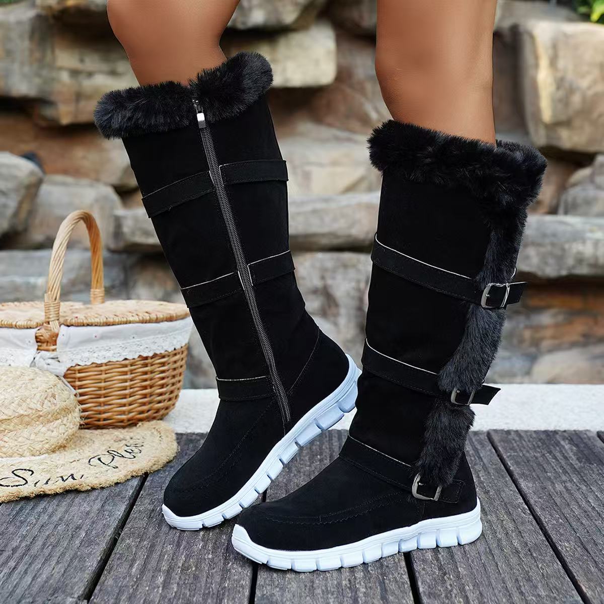 Winter Boot Insulated - Mulheres sobre o joelho botas 2025