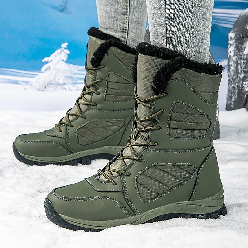Inverno alta superior grosso r - Winter Boot Insulated avaliação e preço