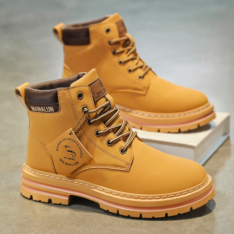 Clássico masculino botas de ca - Men Shoes Trends avaliação e preço