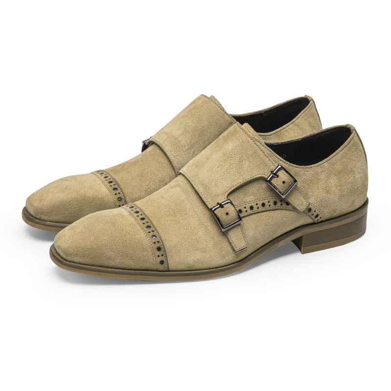 Sapato de camurça italiana mas - Monk Strap Shoe avaliação e preço