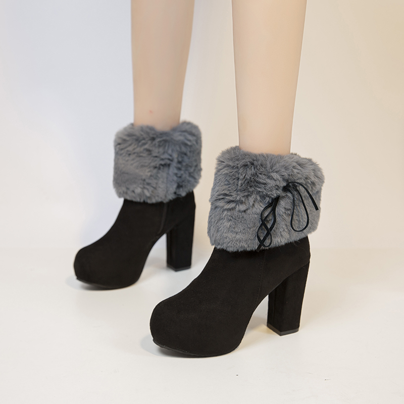 Plus size inverno lado zíper b - Winter Boot Insulated avaliação e preço