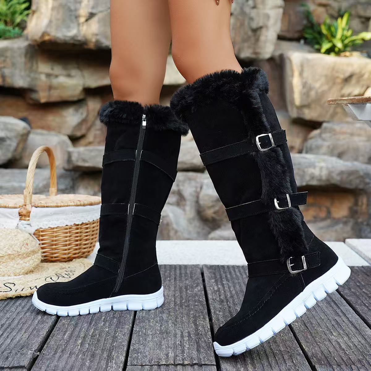 Mulheres sobre o joelho botas  - Winter Boot Insulated avaliação e preço