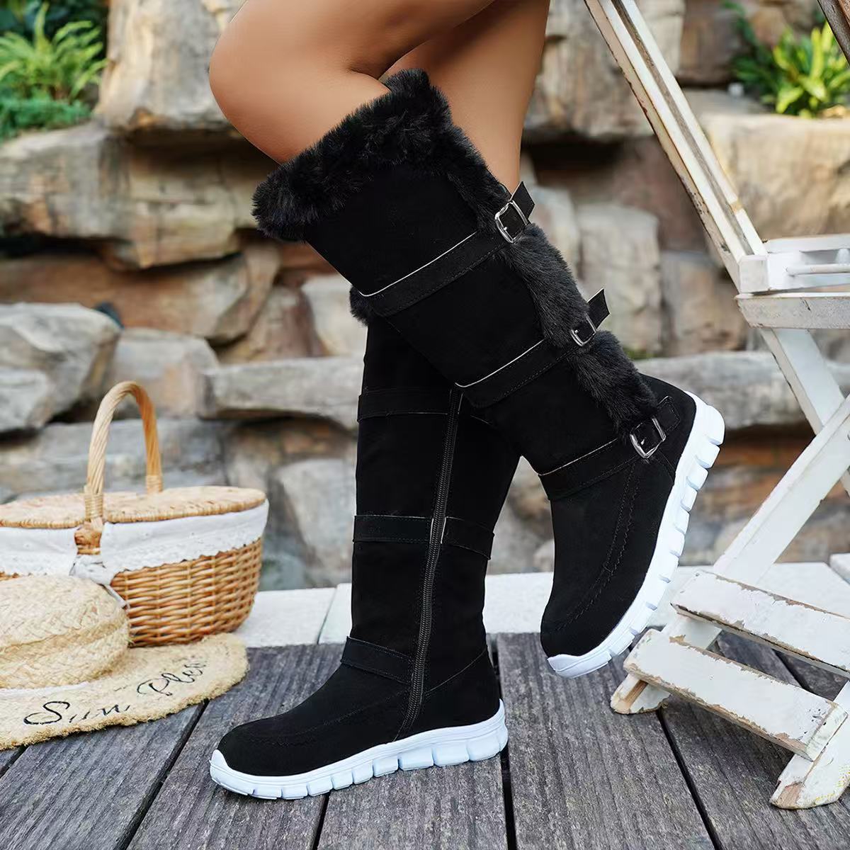 Mulheres sobre o joelho botas  - Winter Boot Insulated avaliação e preço