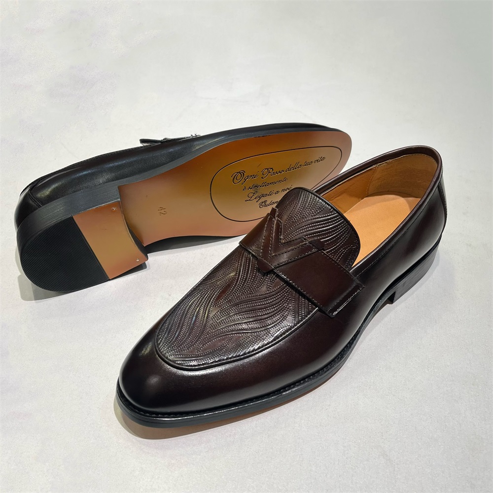 Sapatos masculinos de luxo cas - Monk Strap Shoe avaliação e preço