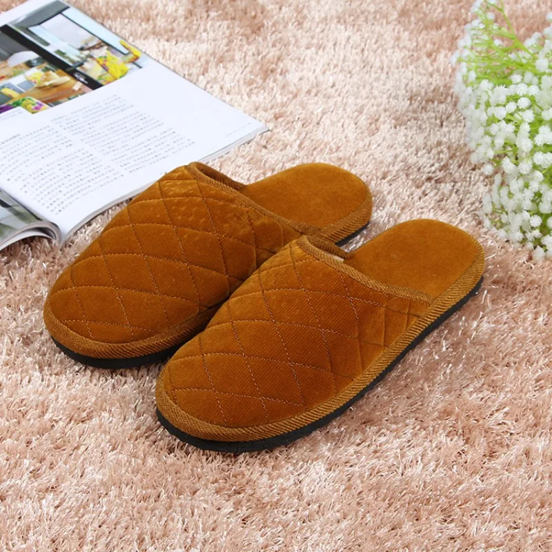 Chinelos de pelúcia macios e e - Men Shoes For Winter avaliação e preço