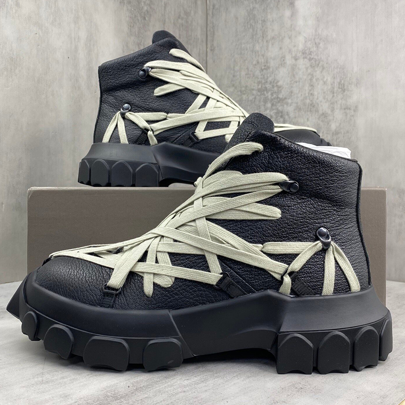 Botas de Couro Originais de Lu - Men Shoes Trends avaliação e preço